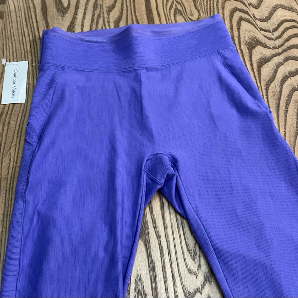 Outdoor Voices Thrive 7/8 Leggings- Violet Women’s Medium NEW - Picture 3 of 11